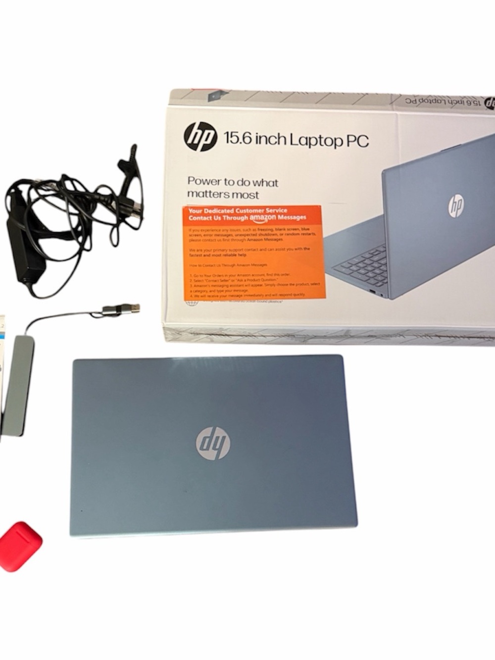 HP Laptop in Steel Blue Finish with Original Box
